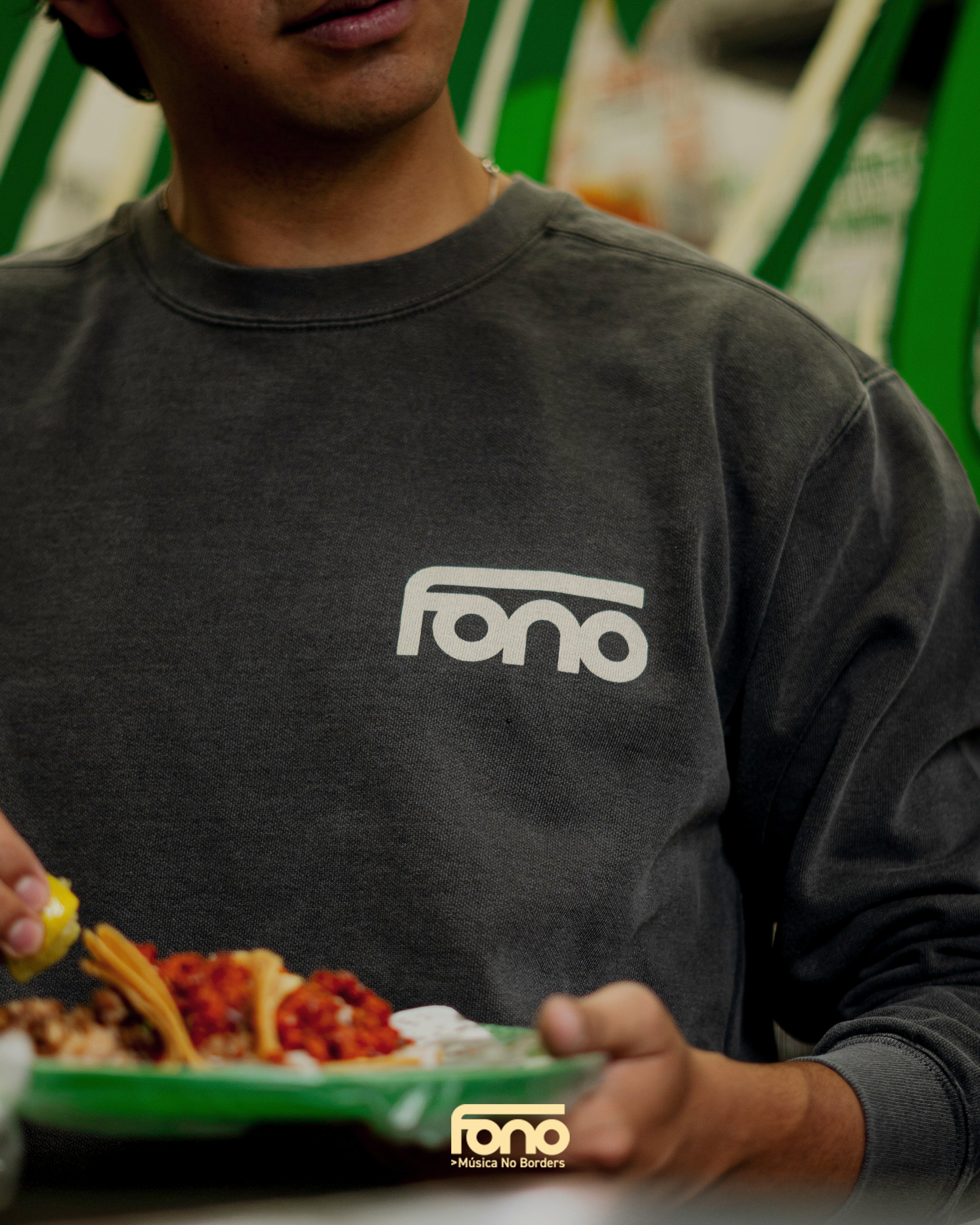 FONO LOGO PEPPER CREWNECK photo 1