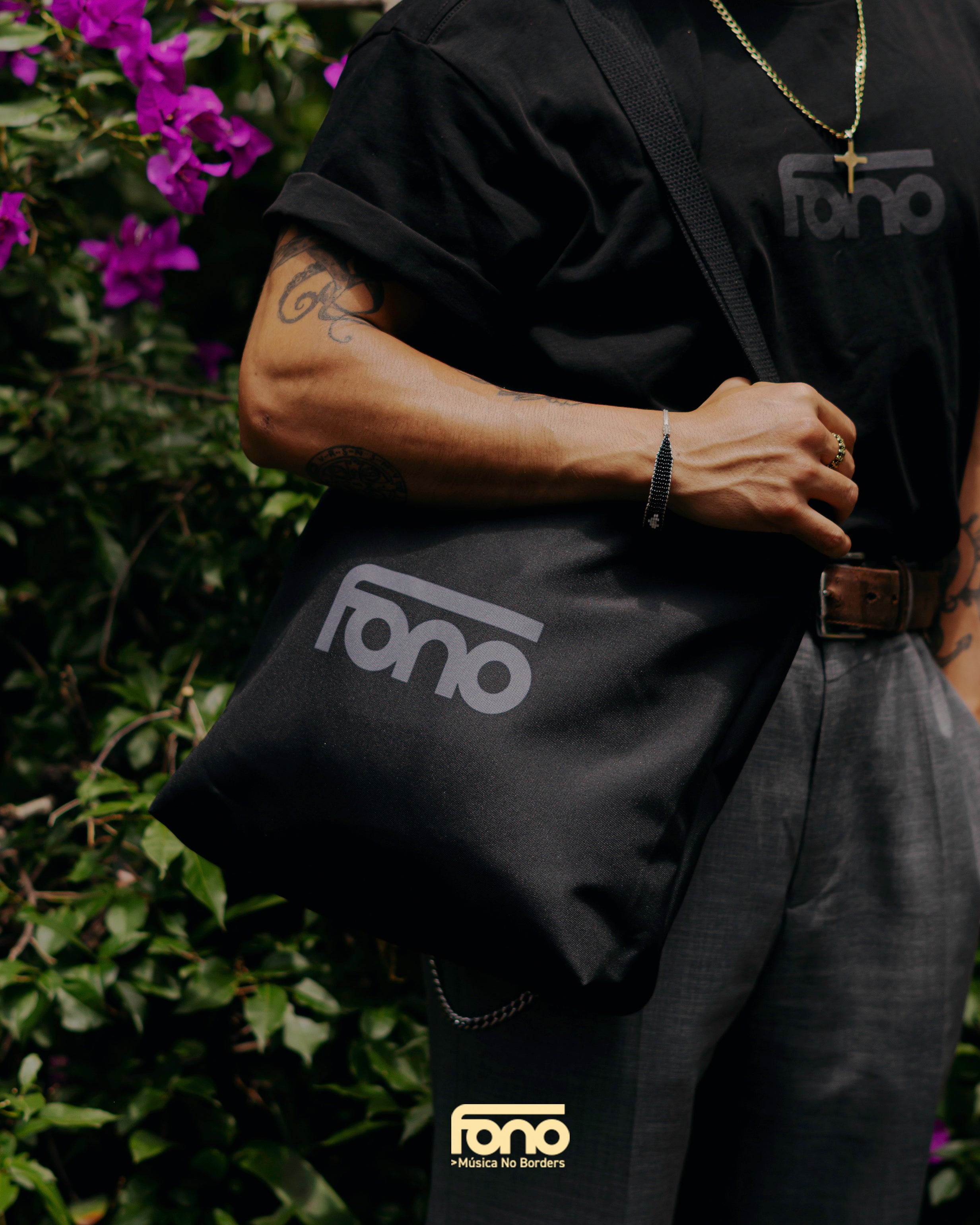 FONO BLACKOUT VINYL TOTEBAG photo 2