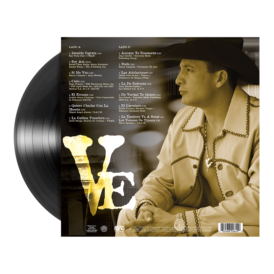 Valentin Elizalde - Soy Así 1LP Vinyl back