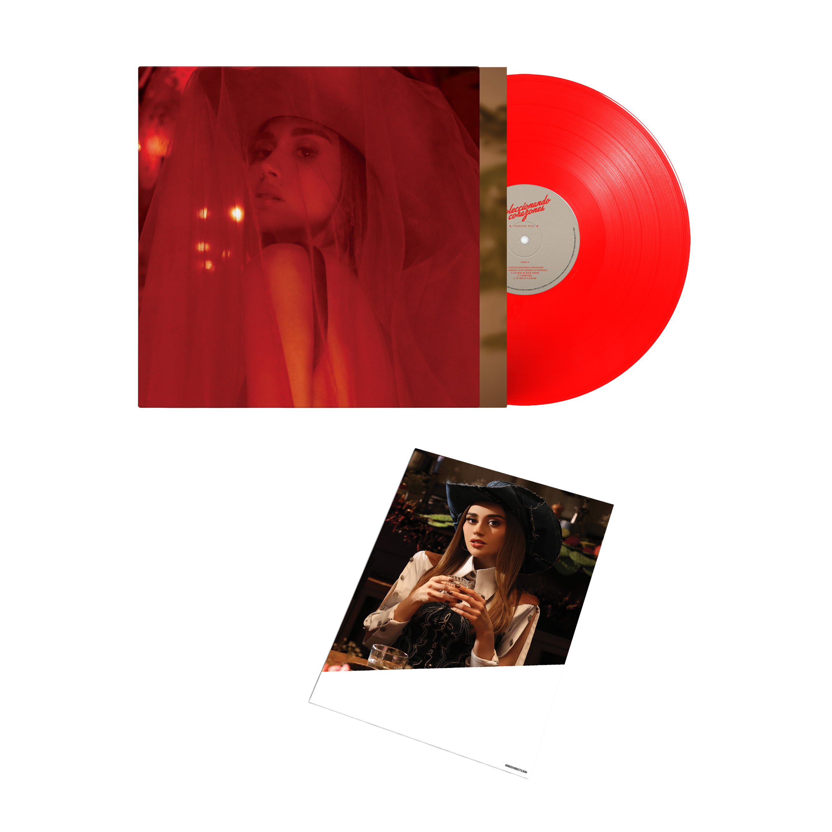 Carolina Ross - Coleccionando Corazones 1LP Vinyl (Signed) front
