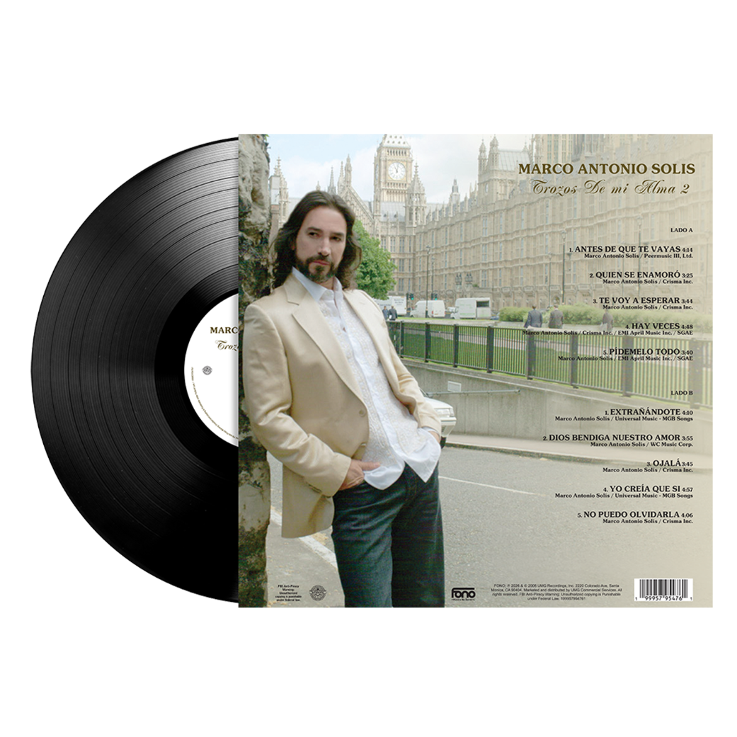 Marco Antonio Solís - Trozos De Mi Alma 2 1LP Vinyl back